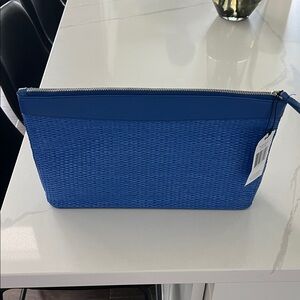 Vera Bradley Blue Woven Clutch